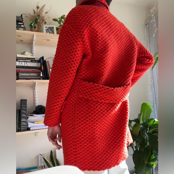 IPEKYOL bright orange coat - Picture 3 of 5